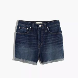 Madewell Curvy High-Rise Denim Shorts NWT